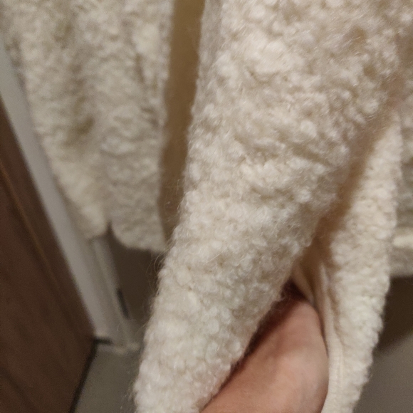 Anna Rachele (Italy) Fluffy White Cardigan, New With Tag 🇮🇹 - Picture 4 of 14